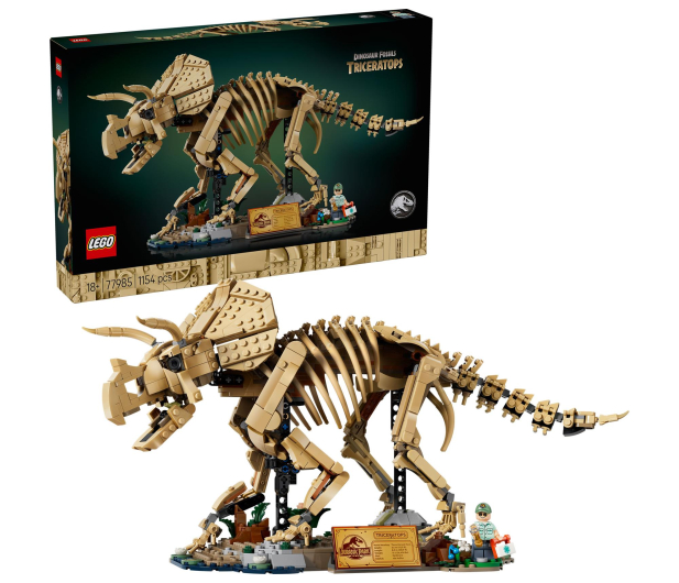 LEGO JURASSIC WORLD 77985 Szkielety dinozaurów: triceratops - 1529880 - zdjęcie 2